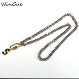 A-Z Initial Pendant Necklace Women Stainless Steel Alphabet Necklace