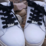 Old English Letter Baby Girl Buckie Bijoux Femme Stainless Steel Shoe-buckle