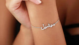 Personalized Arabic Name Bracelet Stainless Steel Rose Bracelet