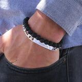 Personalized Men's ID Bracelet with Engraving