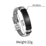 Personalized Engraved Date Steel Bracelet for Men - Gift