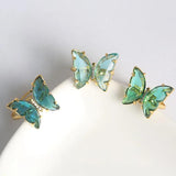 Crystal Open Butterfly Rings for Women Banquet Wedding Rings R-279