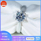 Round Cut Zircon Tibetan Silver Engagement Wedding Band