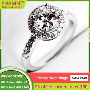 Allergy Round Rings Women Wedding Gift Jewelry Pure Tibetan Silver Ring