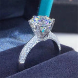 CC Women Wedding Engagement Rings Plated Fashoin Jewelry Accessories