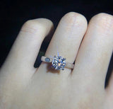 2.0ct CZ Wedding Band High CZ Jewelry R128