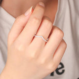 Tibetan Silver Ring Line Aesthetics Stacked Rings For Women Jewelry