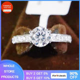 Tibetan Silver Zircon Rings for Women