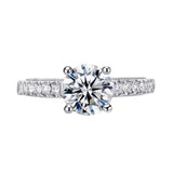 Tibetan Silver Zircon Rings for Women
