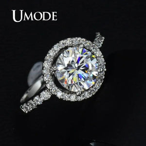 Cubic Zirconia Engagement Wedding Ring UR0012
