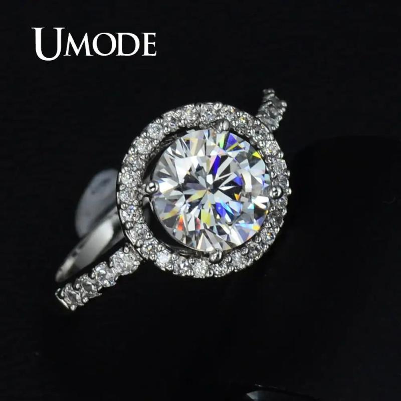 Cubic Zirconia Engagement Wedding Ring UR0012