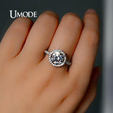 Cubic Zirconia Engagement Wedding Ring UR0012
