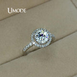 Cubic Zirconia Engagement Wedding Ring UR0012