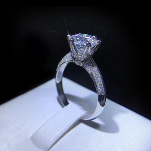 CC Women's Rings 1.25ct CZ Wedding Jewelry Engagement Bague Drop CC1628