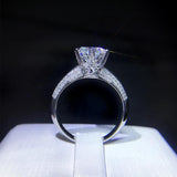 CC Women's Rings 1.25ct CZ Wedding Jewelry Engagement Bague Drop CC1628