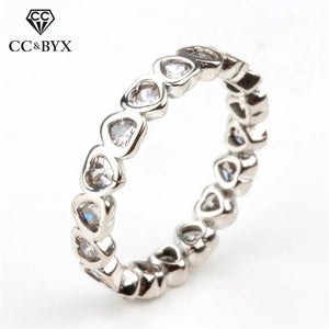 Vintage Heart To Heart Blackened Oxidation Ring