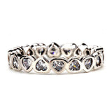 Vintage Heart To Heart Blackened Oxidation Ring