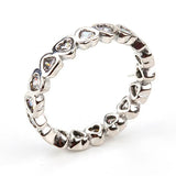 Vintage Heart To Heart Blackened Oxidation Ring
