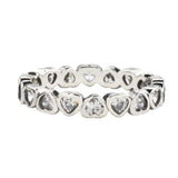 Vintage Heart To Heart Blackened Oxidation Ring