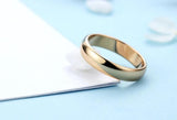 Classic Couple Wedding Rings 18K 4mm Width Engagement Jewelry Gift