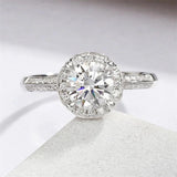 Zirconia Stone Bridal Wedding Engagement Ring