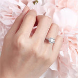 Zirconia Stone Bridal Wedding Engagement Ring