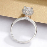 Zirconia Stone Bridal Wedding Engagement Ring