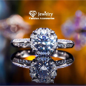 CZ Stone CC Rings for Women Bridal Wedding Party Accessory