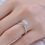CZ Stone CC Rings for Women Bridal Wedding Party Accessory