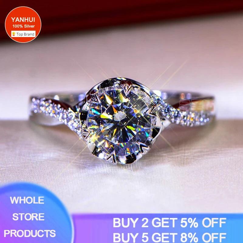 Women's Dainty CZ Ring Tibetan Silver Wedding Bands