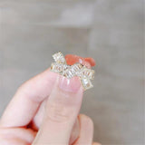 High Temperament Bow Ins Female Ring Wedding Jewelry