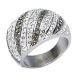 Arrival Water wave CZ Stainless Steel Wedding Ring
