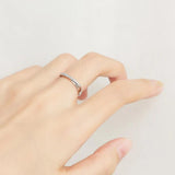 Micro-set Zircon Cross Ring 3-Color Titanium Steel Wedding Charm Jewelry (GR244)