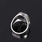 Vintage Sandstone Wedding Ring Punk Style Female Party Anniversary Gift