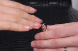 4mm Tibetan Silver Wedding Band Unisex Finger Rings