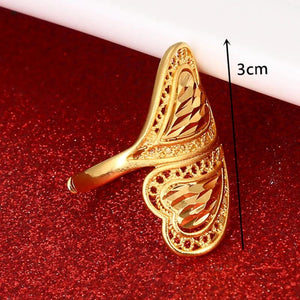 Health Brass Wedding Ring for Women Ethiopian Somali Kuwait Rings
