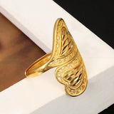 Health Brass Wedding Ring for Women Ethiopian Somali Kuwait Rings