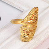Health Brass Wedding Ring for Women Ethiopian Somali Kuwait Rings