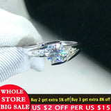 Tibetan Silver Finger Rings For Women Romantic Engagement Jewelry Gift