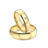 Classic Tungsten Carbide Wedding Rings Set 4/6/8/10mm