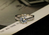 Sparkling Cubic Zirconia Wedding Rings for Women