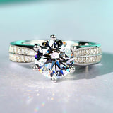 Tibetan Silver Zirconia Rings for Women