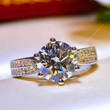 Tibetan Silver Zirconia Rings for Women