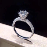 Sterling CZ Bridal Wedding Ring CC1628