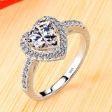 Allergy Silver Rings Women Circle Personality Gift Plated Jewelry