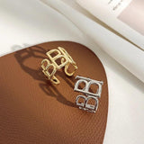 Adjustable Metal Statement Ring for Men Women