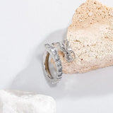 National Style Chinese Dragon Ring CZ Zircon Heroic Spirit Dragon Rings