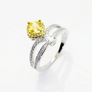 Hot Alloy Crystal Ring Infinity Statement Jewelry Rings For Women Gift