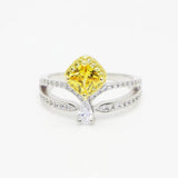 Hot Alloy Crystal Ring Infinity Statement Jewelry Rings For Women Gift