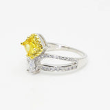 Hot Alloy Crystal Ring Infinity Statement Jewelry Rings For Women Gift